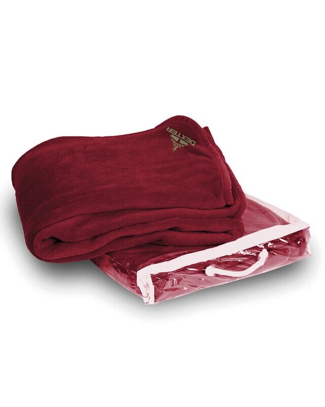 NEW-Plush Micro Fleece Blanket-Maroon or Black