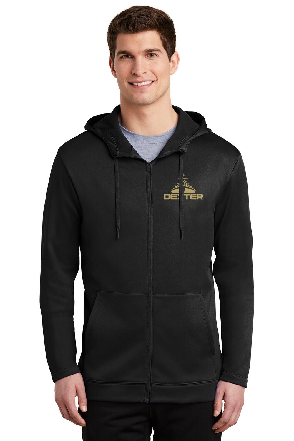 Men&#39;s Nike Therma Fit Full-Zip Fleece Hoodie - Black