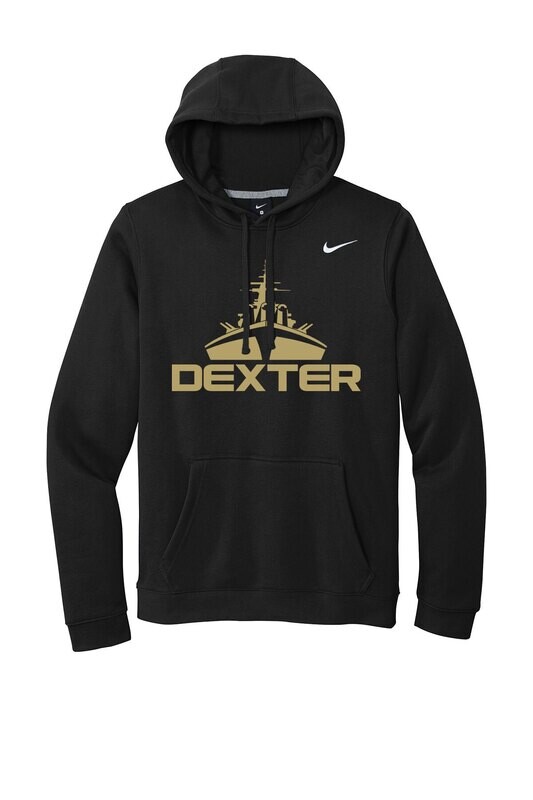 Nike Cotton Fleece Hooded Sweatshirt - Black or Maroon