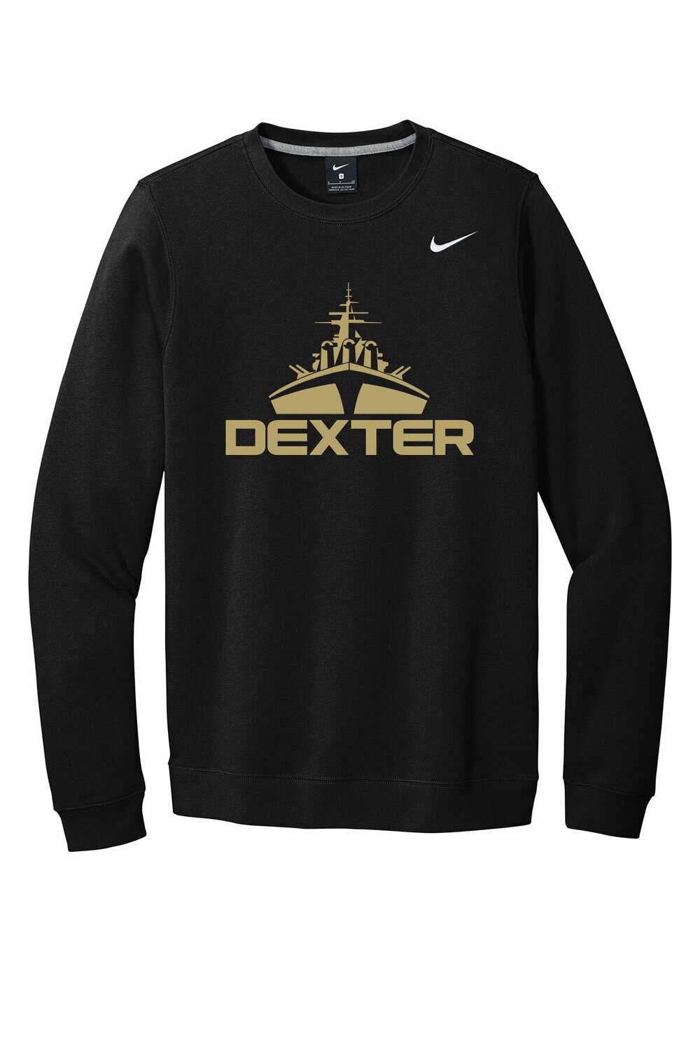 Nike Fleece Crew Neck-Black