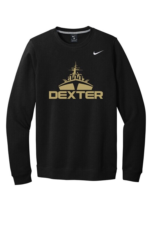 Nike Fleece Crew Neck-Black