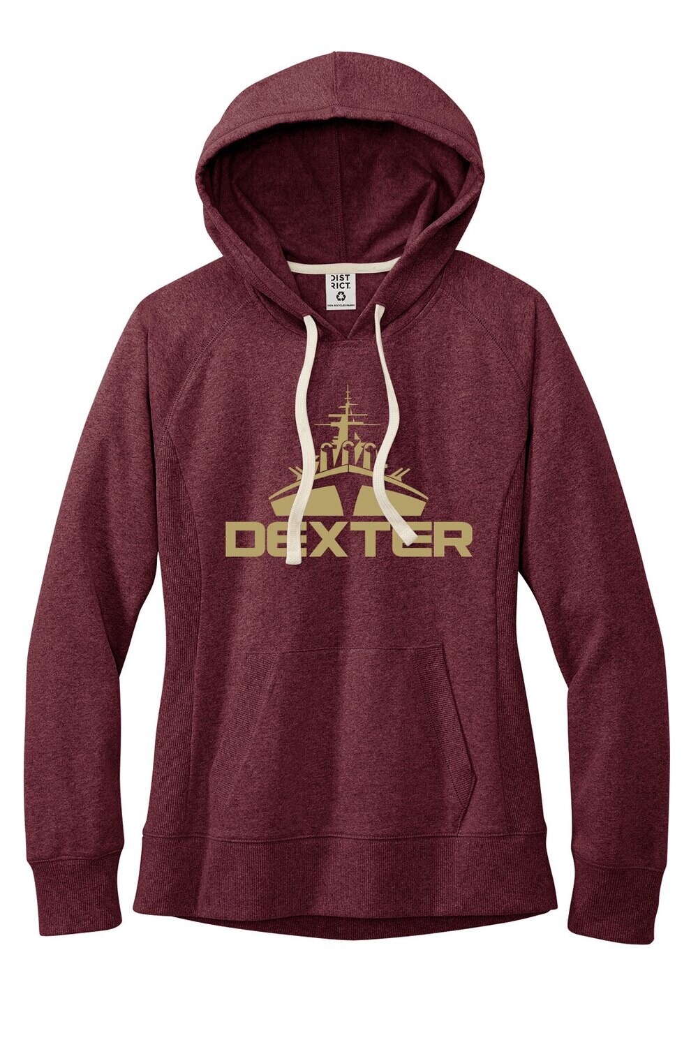 Women's Fleece Hoodie-Maroon or Black