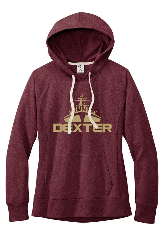 Women's Fleece Hoodie-Maroon or Black