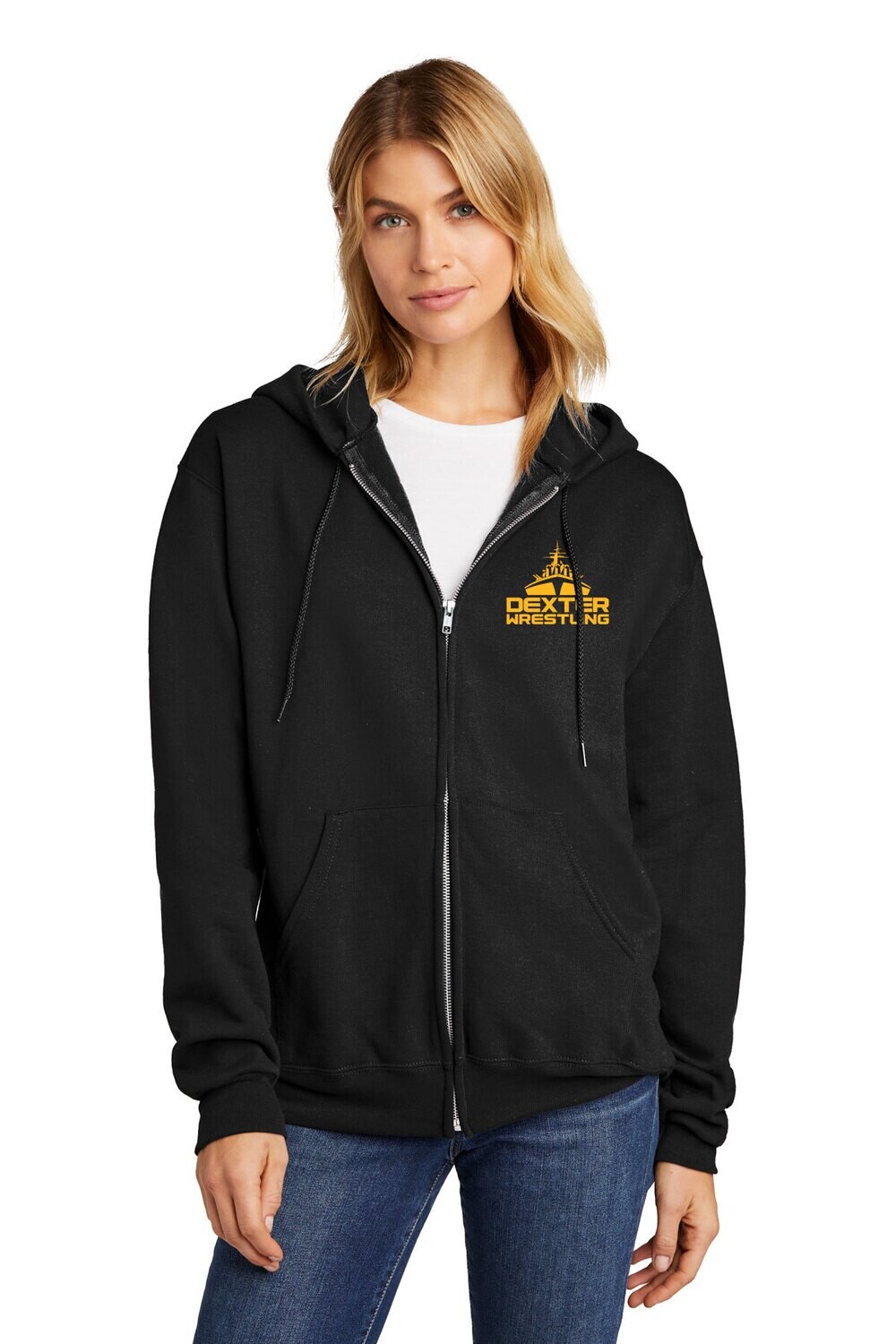 Champion Eco Fleece Full-Zip Hoodie- Black Champion Eco Fleece Full-Zip Hoodie- Black