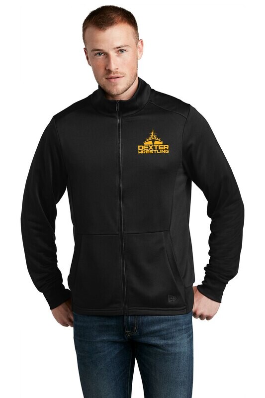 New Era Performance Terry Full-Zip- Black