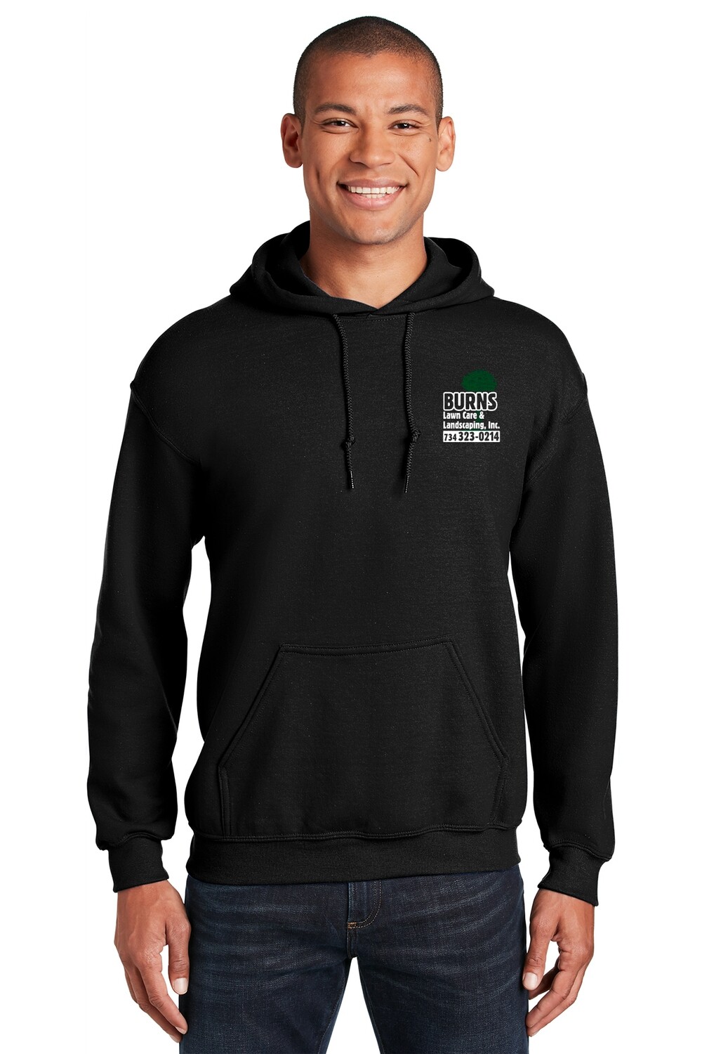 Unisex Heavy Blend Hoodie (Youth sizes available) (Screen Print)-Black/Forest Green Unisex Heavy Blend Hoodie (Youth sizes available) (Screen Print)-Black/Forest Green