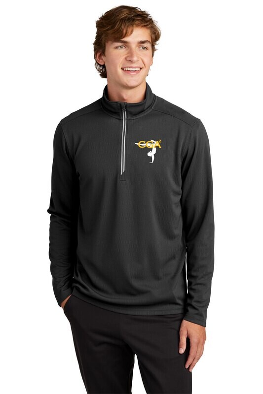 Unisex Performance Textured 1/4-Zip Pullover