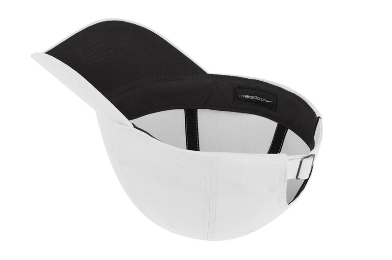 Nike Unstructured Twill Cap-White- ARCHED LOGO