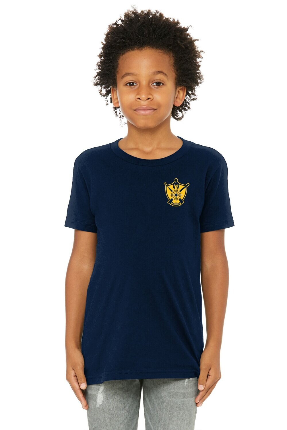 Youth Premium Cotton Tee-Navy