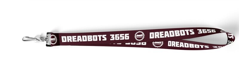 Dreadbot Lanyard-Maroon