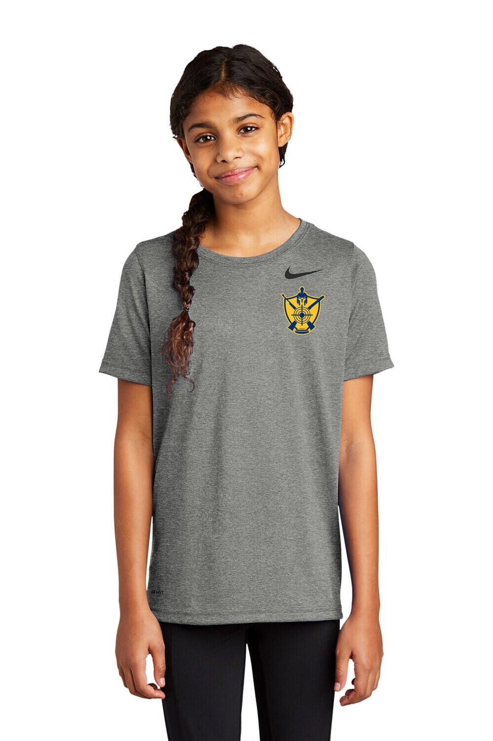 Nike youth Legend Tee-Grey/Navy