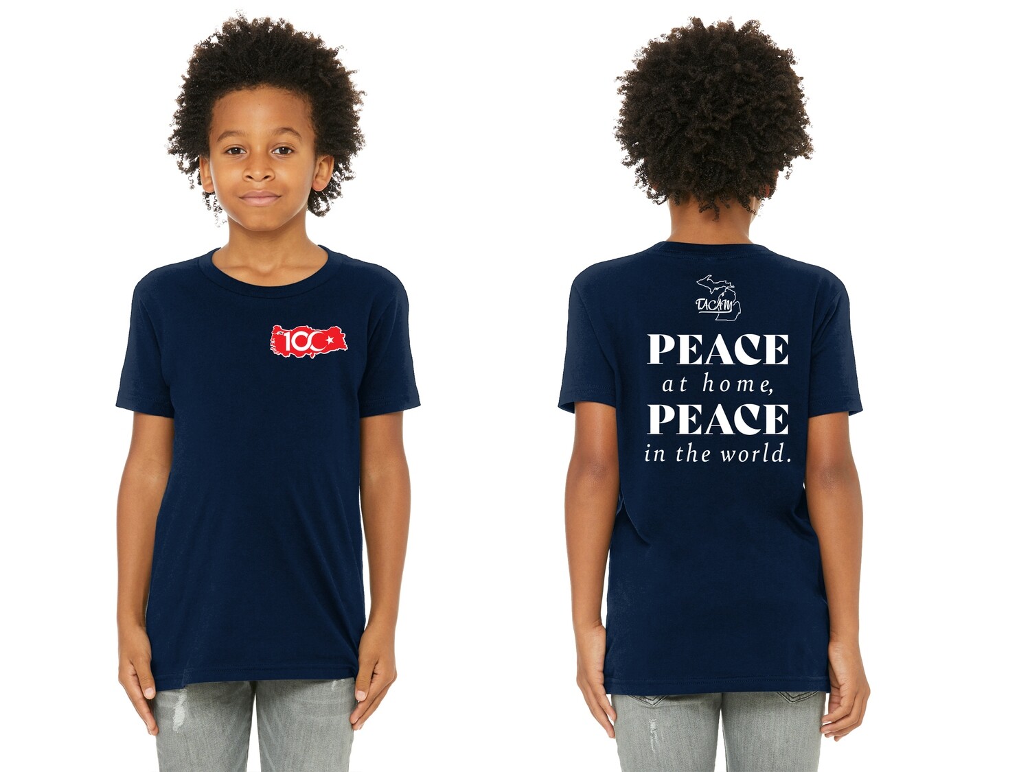 Youth Jersey Short Sleeve Tee-Navy/Red/Royal/Black/White