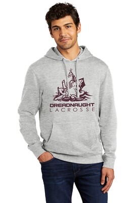 Unisex District Fleece Hoodie-Heather Grey