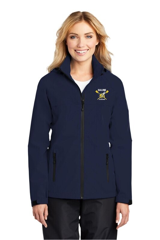 Women's Waterproof Jacket-Navy