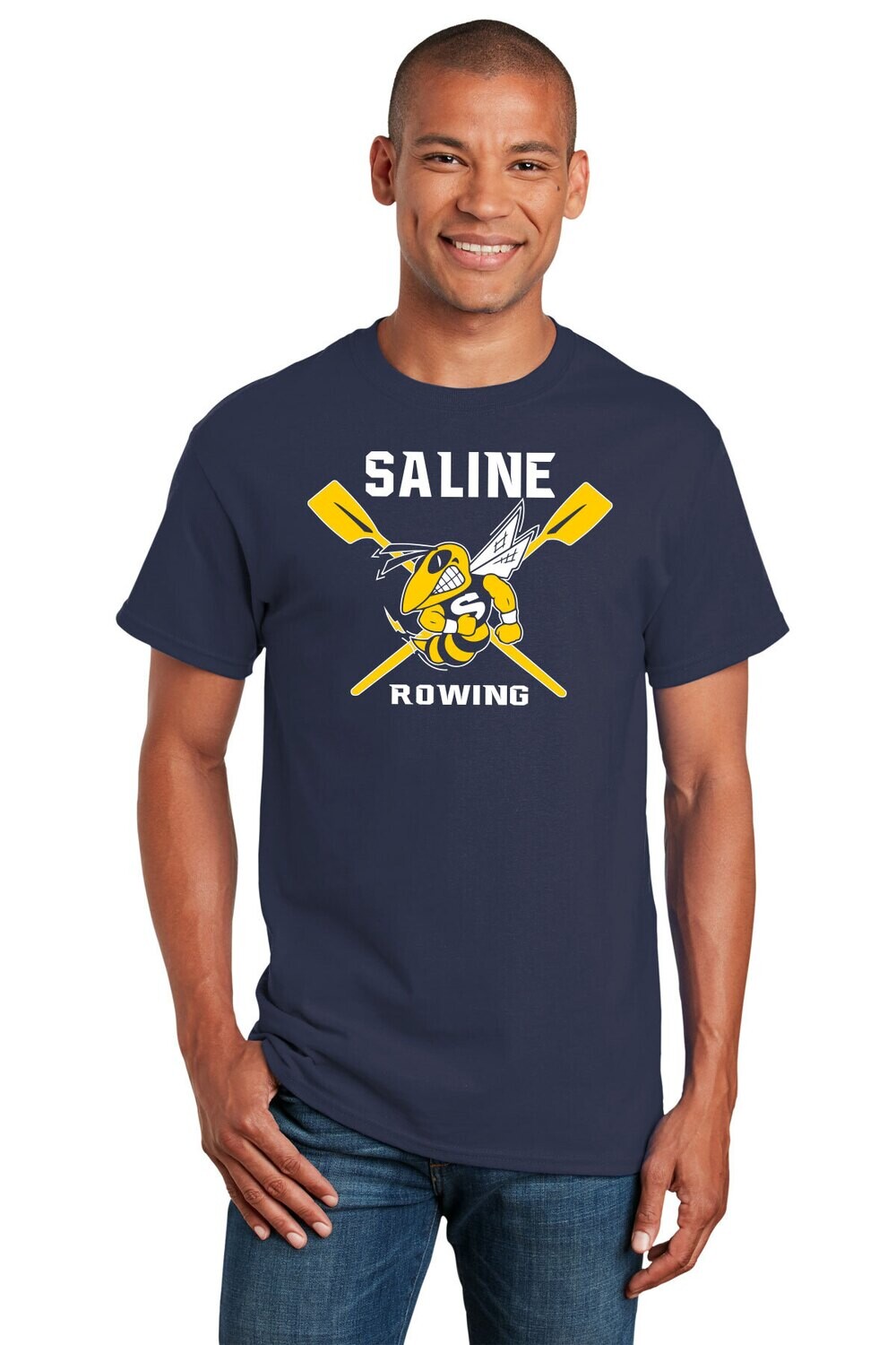 Unisex Cotton T-Navy (Available in Youth Sizes)