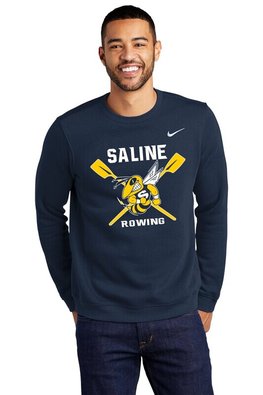 Nike Club Fleece Crew-Navy