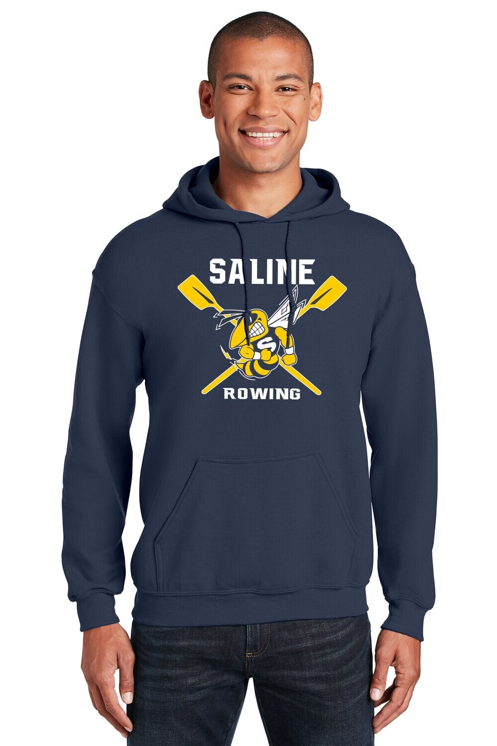 Heavy Blend Hooded Sweatshirt-Navy (Available in Youth Sizes)