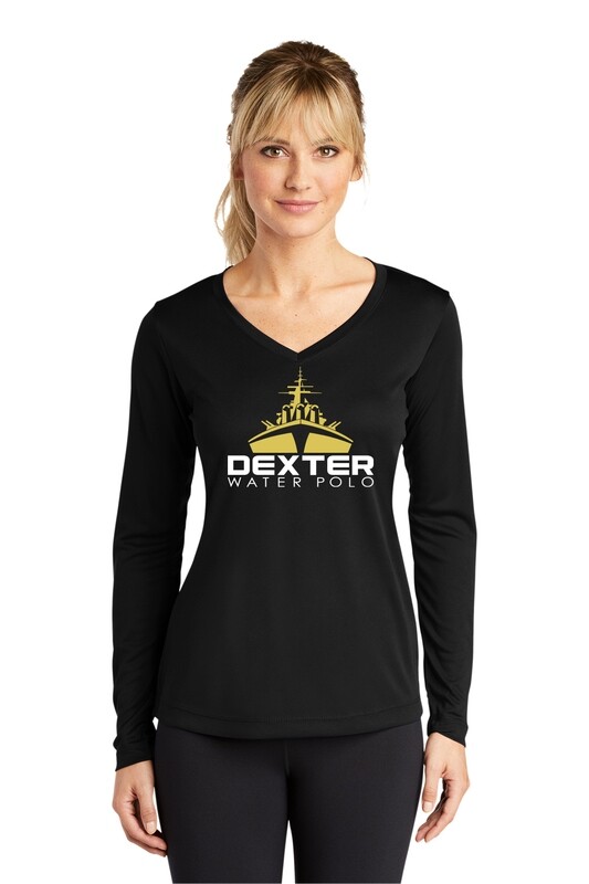 Ladies Long Sleeve Performance Shirt -Black
