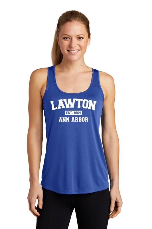 Ladies Performance Tank-Royal