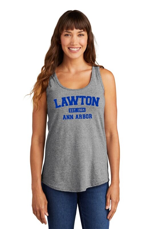 Ladies Core Cotton Tank Top-Royal or Athletic Heather Grey