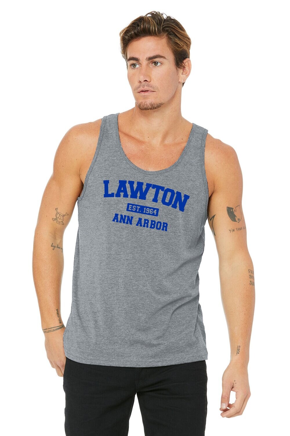Unisex Jersey Tank Top - Athletic Heather Grey