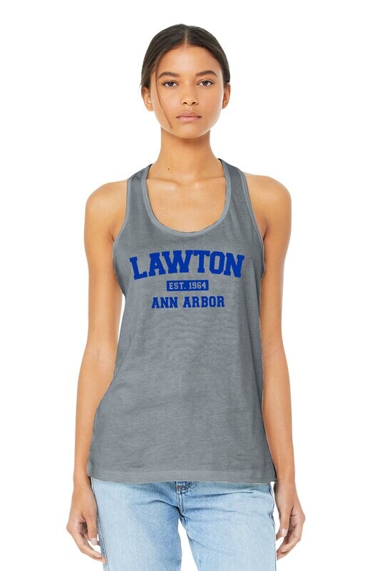 Ladies Jersey Tank Top-Royal or Athletic Heather Grey