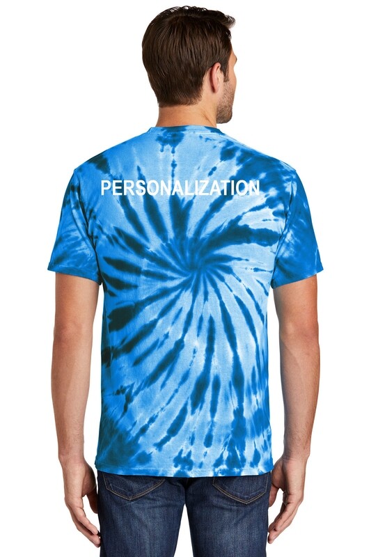 Unisex Tie-Dye Tee-Royal