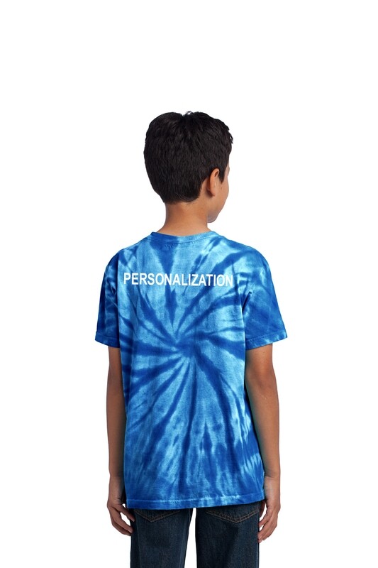Youth Tie-Dye Tee-Royal