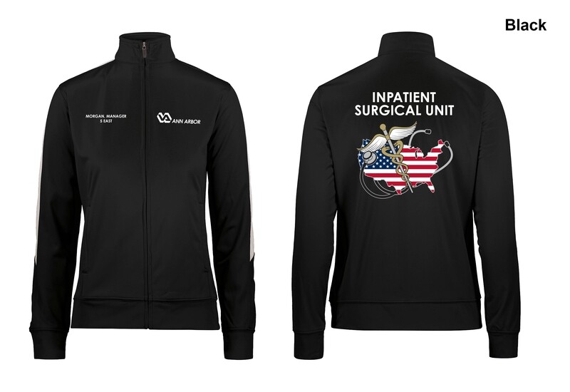 Women's Medalist Jacket (STATE LOGO)- Black/Red/Dk Grey/Royal/Navy Women's Medalist Jacket (STATE LOGO)- Black/Red/Dk Grey/Royal/Navy