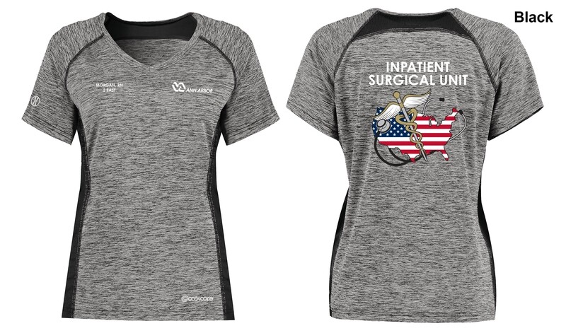 Women's Electrify Coolcore Tee (STATE LOGO) - Black/Red/Grey/Royal/Navy/White Women's Electrify Coolcore Tee (STATE LOGO) - Black/Red/Grey/Royal/Navy/White