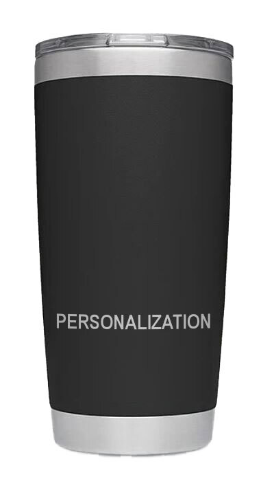 YETI Black Stainless Steel Tumbler - 20 or 30 oz
