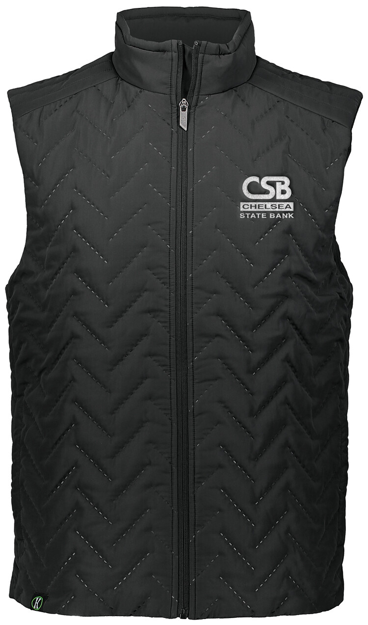 Repreve Eco Vest -Black/Dk Grey/White