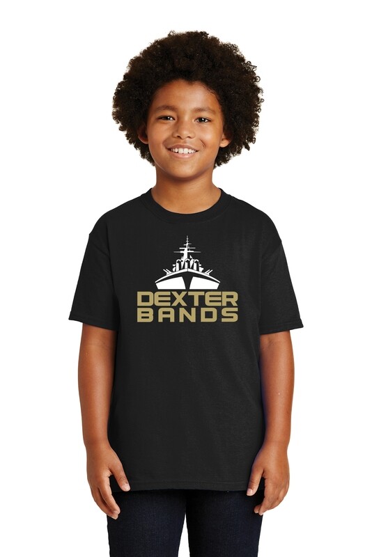 Youth Short Sleeve Cotton T-Shirt -Black/Maroon/Heather Grey