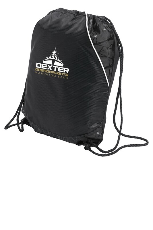 Drawstring Backpack -Black, Maroon