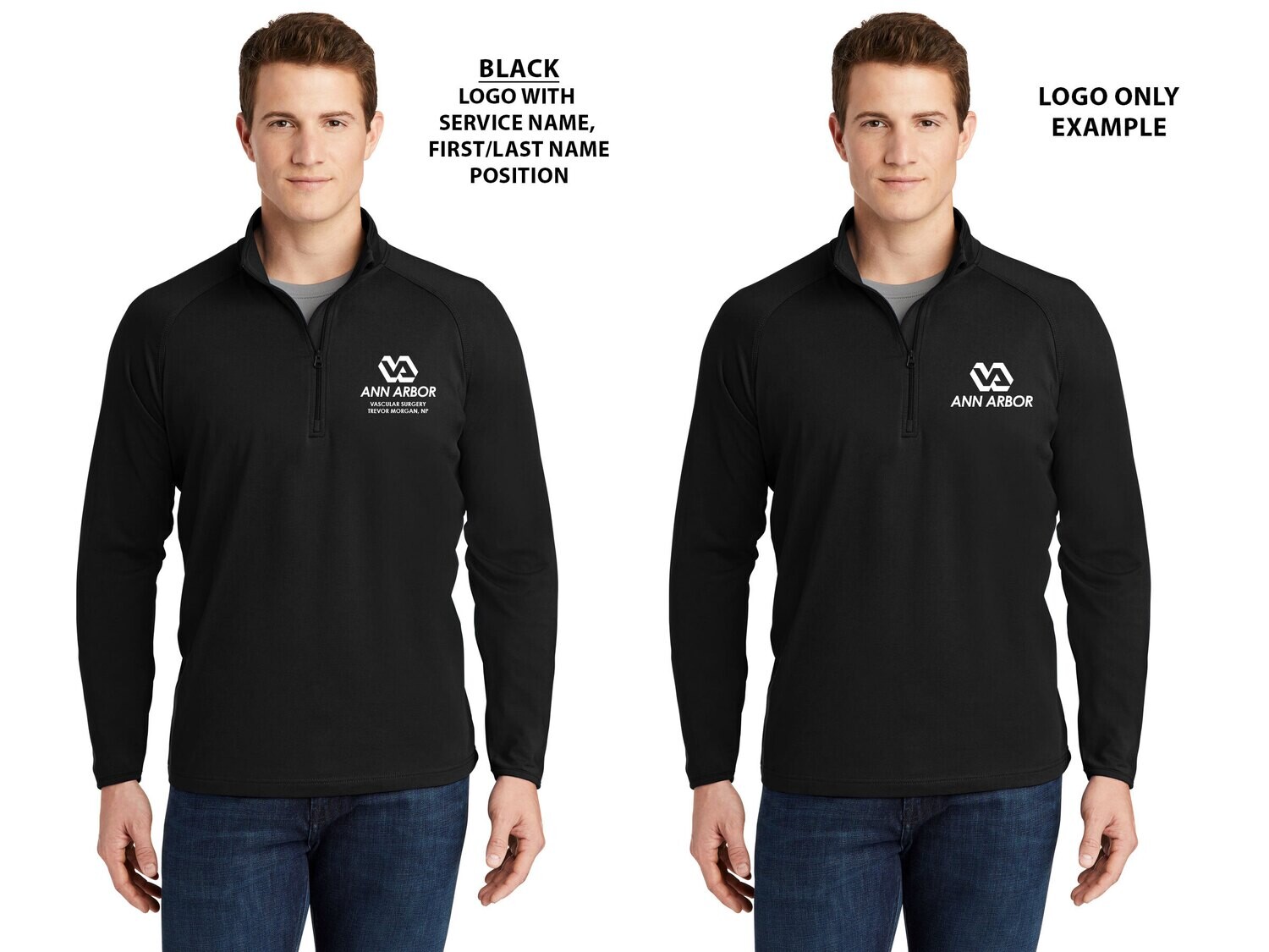 Unisex Performance 1/4 Zip - Black/Red/Royal/Navy/White/Dk Grey/Royal Heather/Navy Heather/Dk Grey Heather