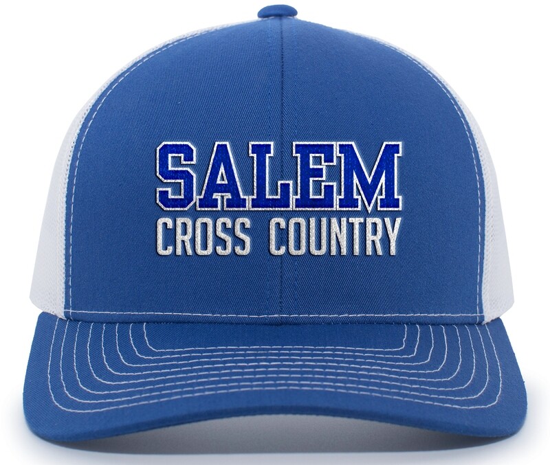 Contrast Stitch Trucker Snapback- Royal/White, Heather Grey/Royal, Heather Grey/White