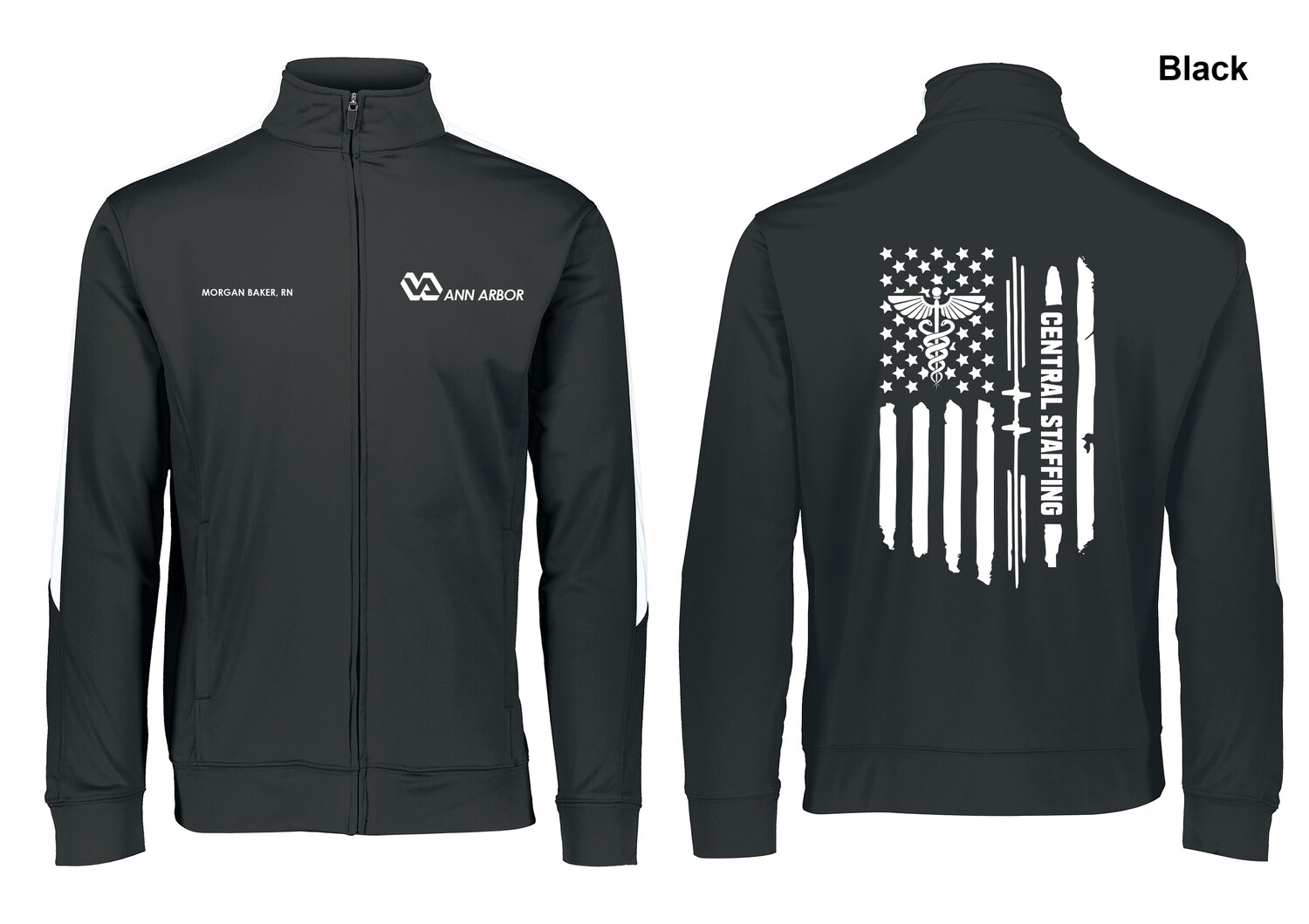 Unisex Medalist Jacket - Black/Dk Grey/Royal/Navy/Red