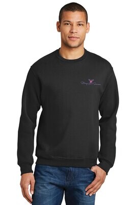 Unisex Jerzees NuBlend Crewneck Sweatshirt - Black/Rock