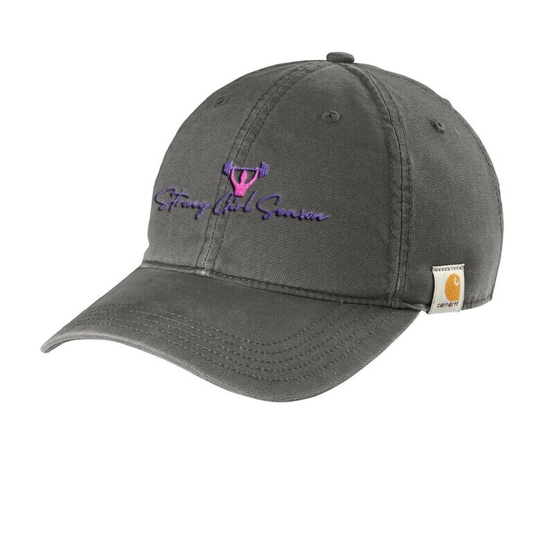 Carhartt Cotton Canvas Cap - Black/Grey