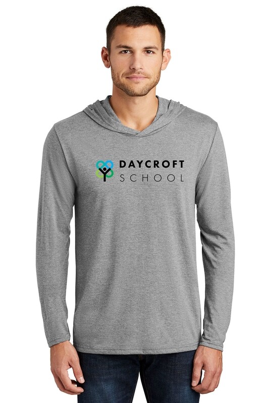 Adult Lightweight Long Sleeve Hoodie - Grey or Navy