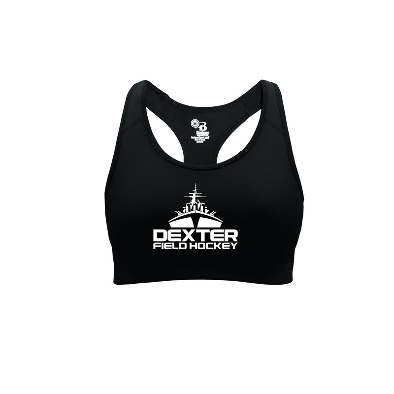 Badger Ladies Vent Bra Top - Black