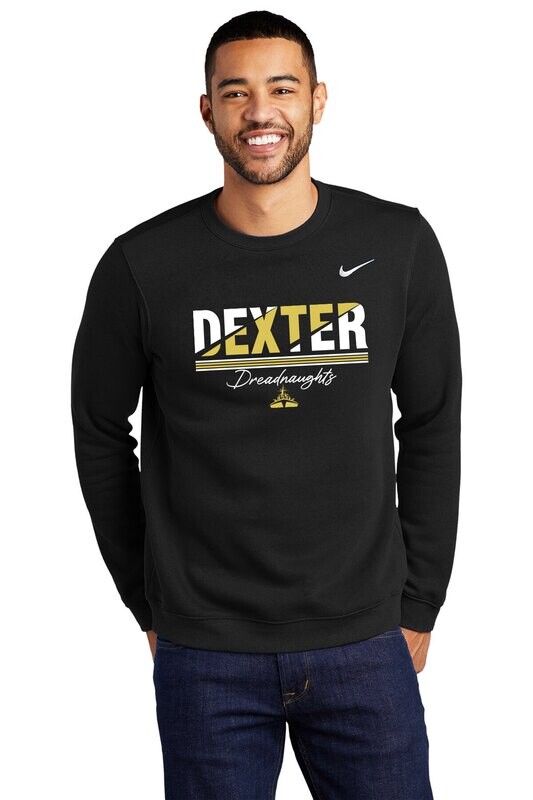 Nike Fleece Crew Neck-Black