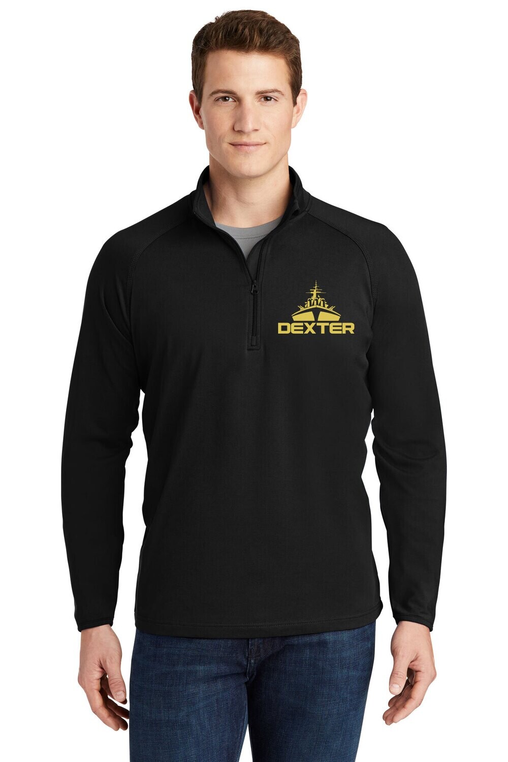 Unisex 1/4 Zip Pullover: Black or Maroon