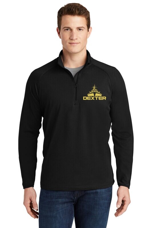 Unisex 1/4 Zip Pullover: Black or Maroon
