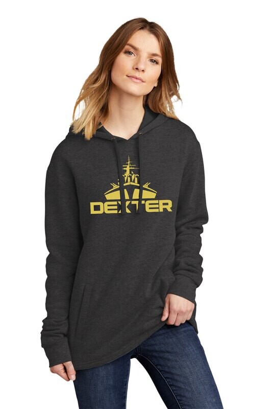Heathered Next Level Sweatshirt: Black or Maroon
