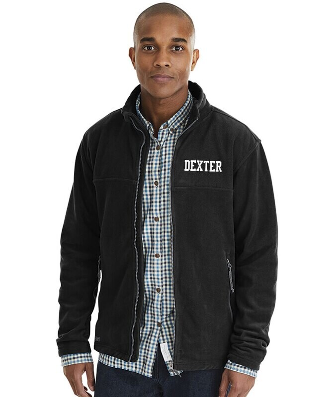 Charles River Zip Fleece Jacket- Black