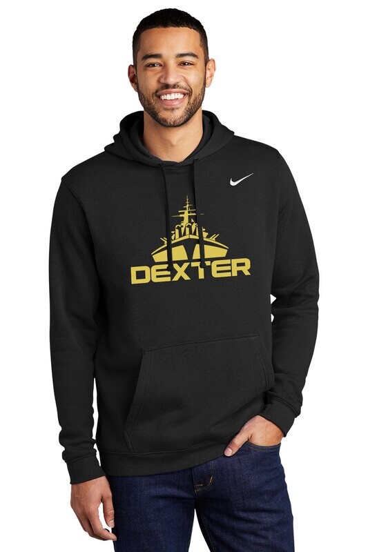 Nike Cotton Fleece Hooded Sweatshirt - Black or Maroon