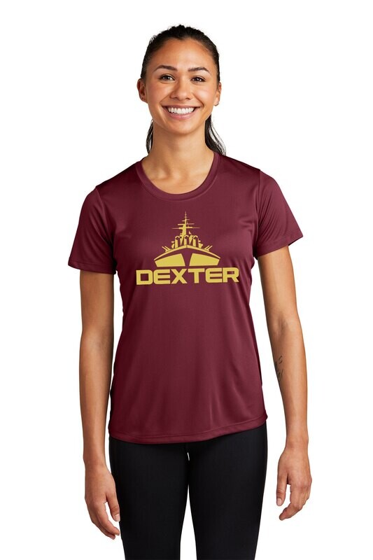 Women's Short Sleeve Performance Shirt: Black or Maroon