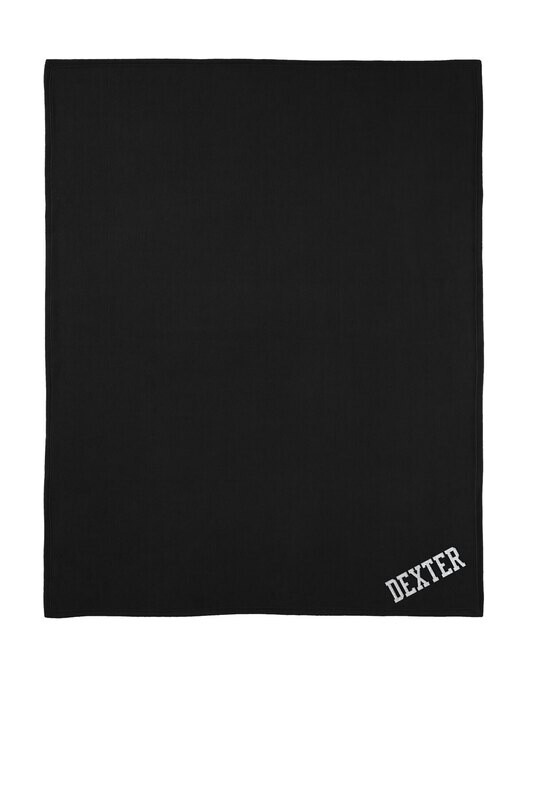 Fleece Blanket w/ Carrying Strap- Black