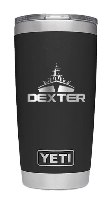 YETI Black Stainless Steel Tumbler - 20 or 30 oz